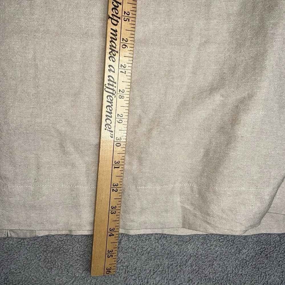 Men's‎ Old Navy Linen Blend Button Up Short Sleeve Shirt 2XL - Picture 5 of 7